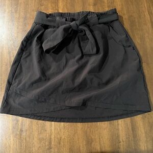 Kyodan Black Mini Skort with Bow Detail